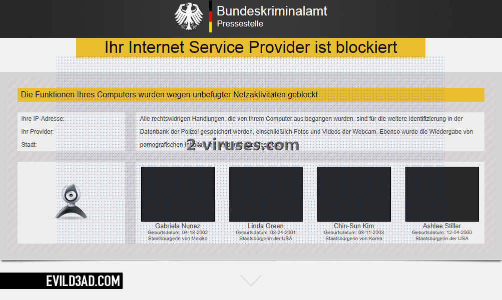 Bundeskriminalamt Pressestelle Virus