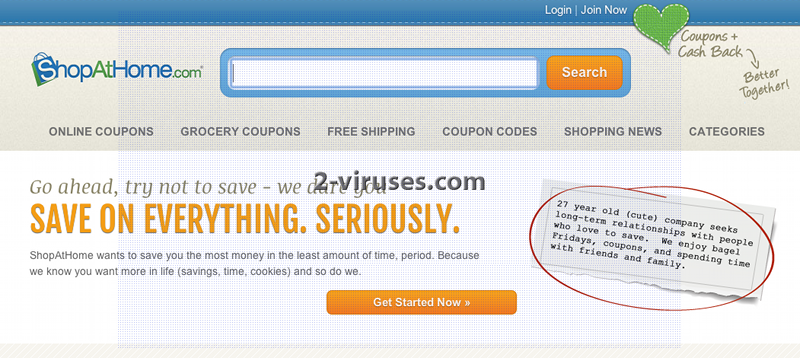 ShopAtHome.com Virus