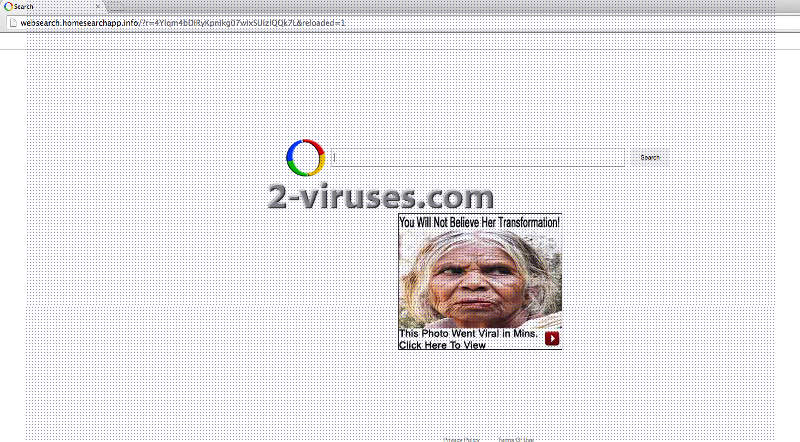 Websearch.homesearchapp.info Virus