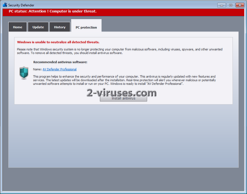 AV Defender Professional