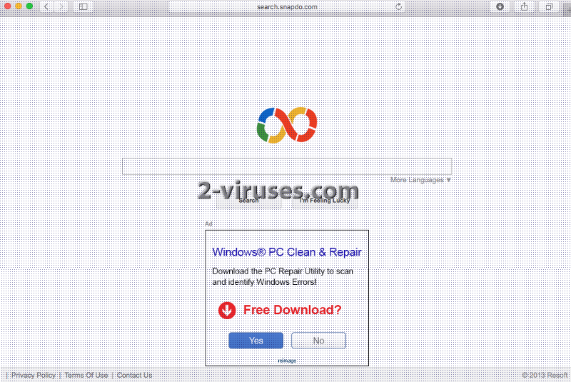 Search Snapdo Com Virus Wie Man Es Entfernt Sicherpc Net