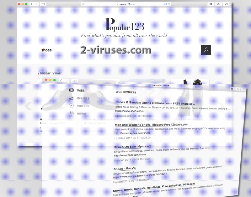 Der Popular123.com Virus