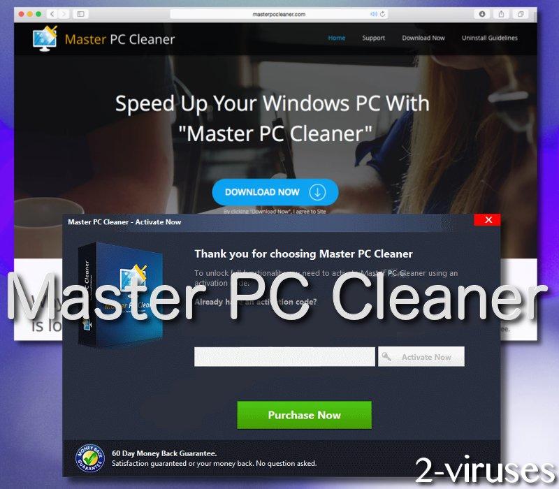 Master PC Cleaner PUP