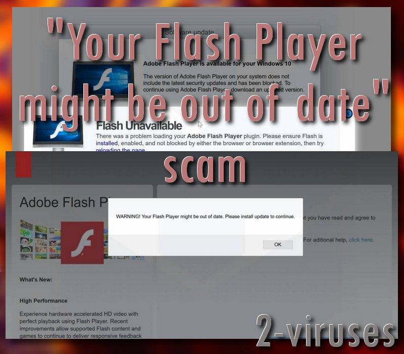 “Your Flash Player might be out of date”-Scam