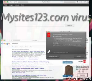 Umleitungsvirus Mysites123.com