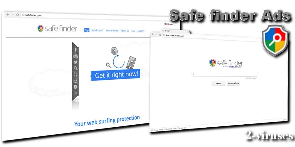 Safe finder virus malicious extension