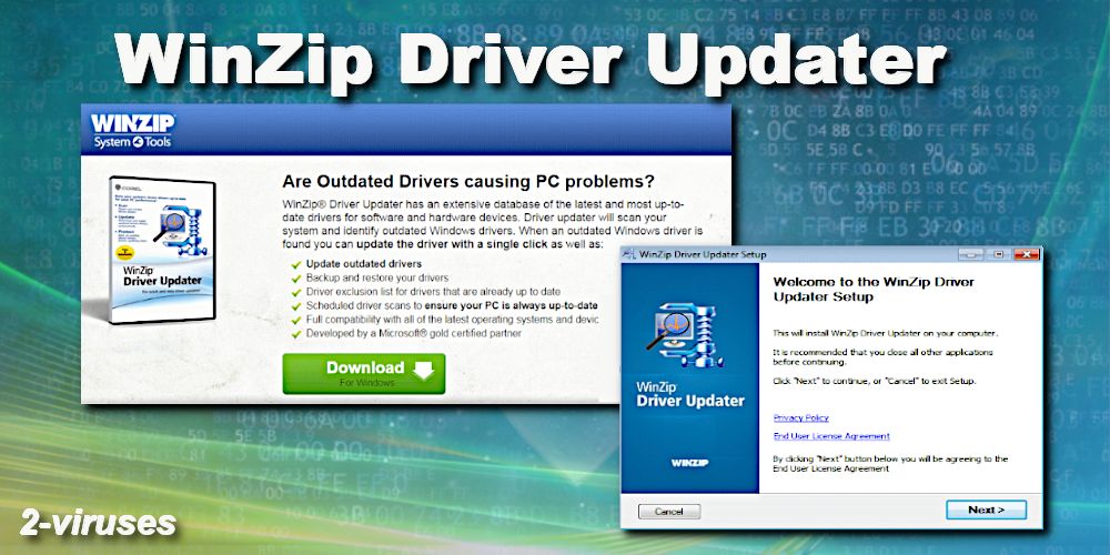 „WinZip Driver Updater“-Virus