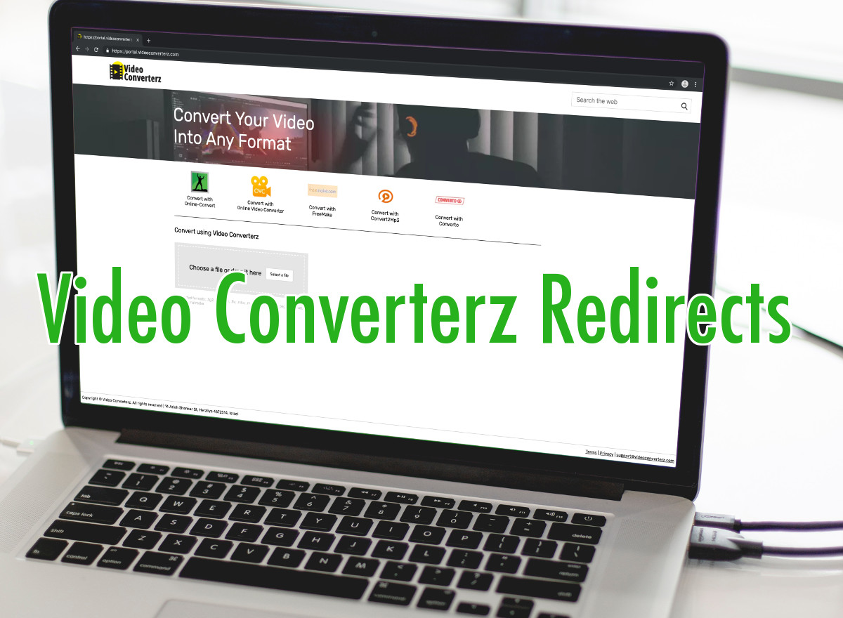 „Video Converterz“-Weiterleitungen