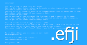 Efji File-Locking Malware