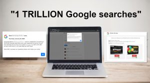 „1 TRILLION Google searches“ Scam